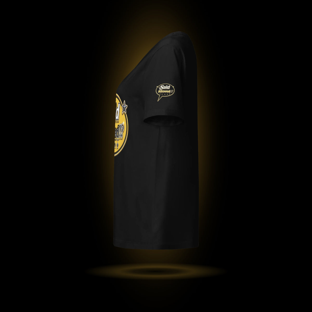 Said Allowed logo tee, side