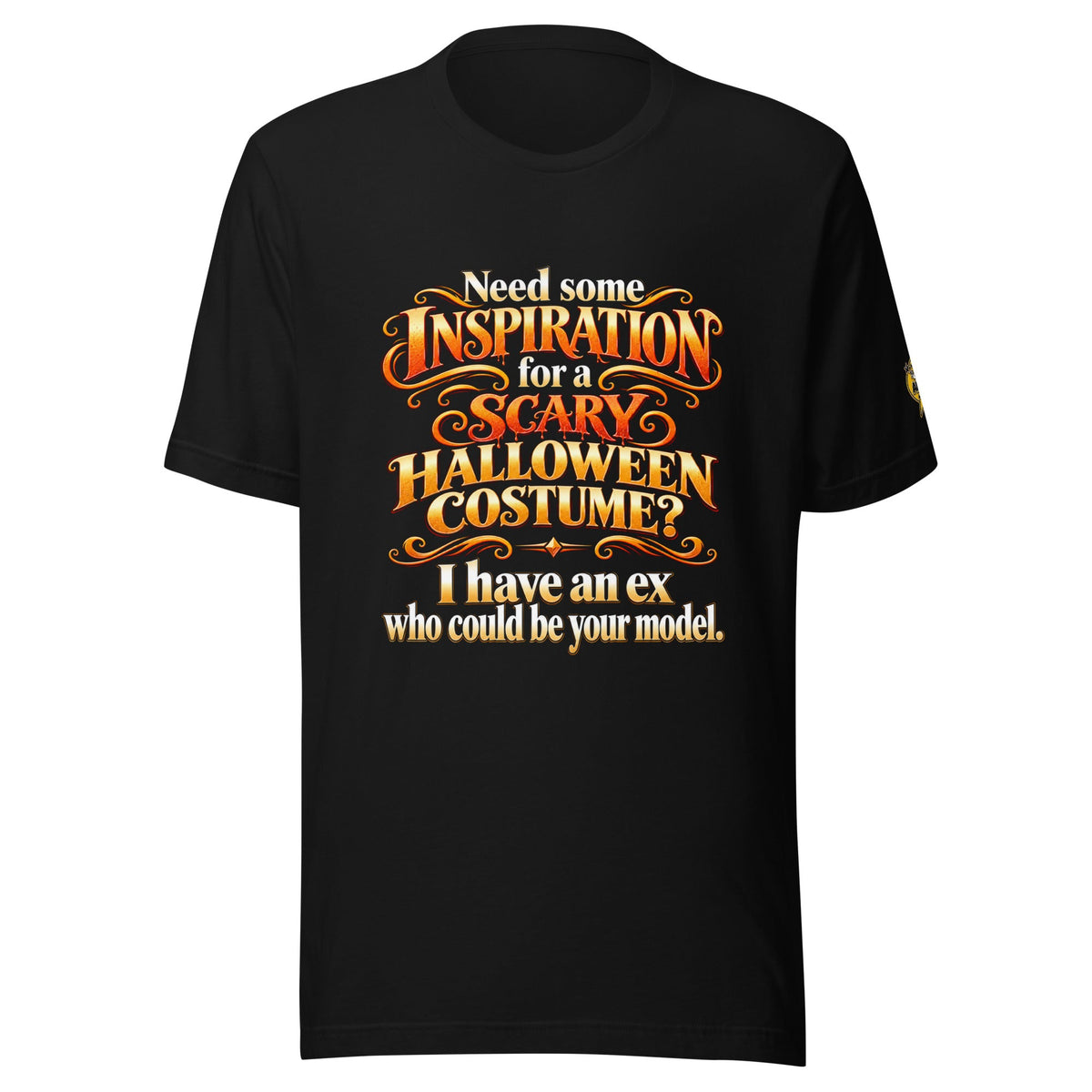 Skin as a Costume Halloween Tee, front